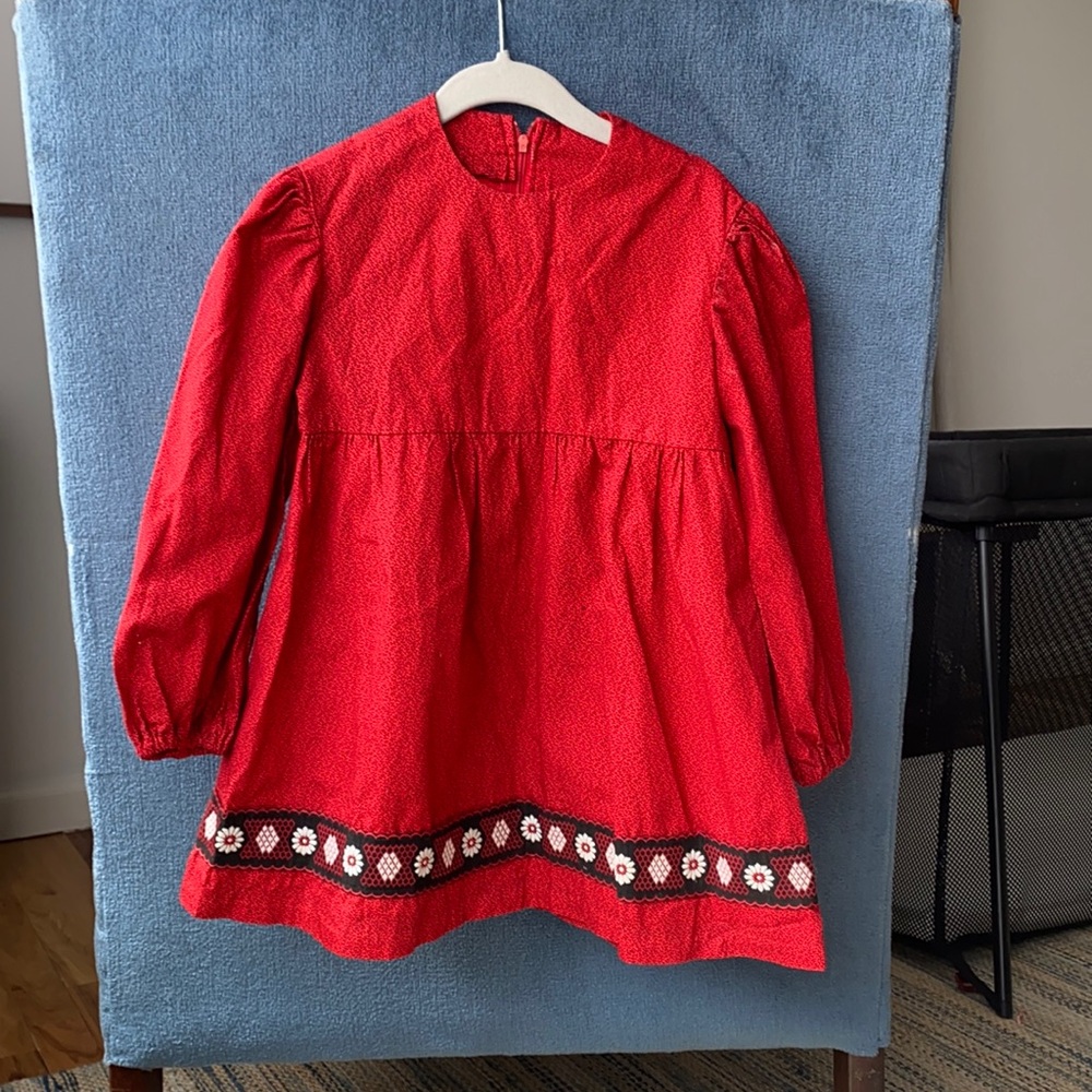1960s vintage handmade girls dress 3-4t